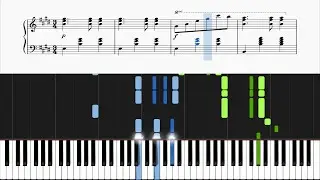 F. Schubert - 12 Grazer Waltzer, D. 924, Op.  91, No. 12 (Piano Tutorial)