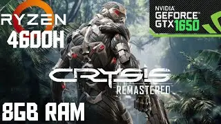 Crysis remastered |GTX 1650 8GB RAM|All settings