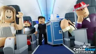 Mes passagers me demandent de la nouriture !!! (ROBLOX = ✈️Cabin Crew Simulator)