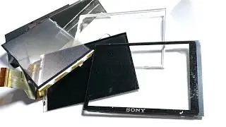 Rozebraní LCD displeje SONY který se používá ve fotoaparátech SONY