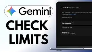 How To Check Google Gemini Usage Limits (Web & Mobile) | Limits Dashboard
