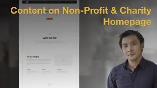 How to structue content on homepage for nonprofit and charity organizations