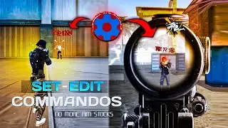 ✅NO MORE AIM STOCK 🎯 || NEW SET-EDIT COMMANDO🇧🇷 || FREEFIRE / MAX🔥 || 