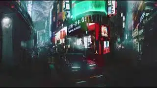 2058 Cyberpunk Environment Concept Art 360°
