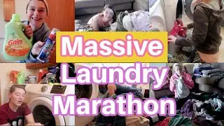 Ultimate Laundry Marathon | All Day Extreme Laundry Motivation (2021)