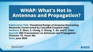 Visualized Design of Antenna Decoupling Networks Constructed by Cascaded Coupled Lines