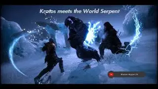 Kratos meets the World Serpent