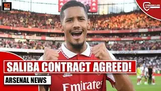 ARSENAL NEWS: SALIBA CONTRACT EXTENSION AGREED ✍🏼