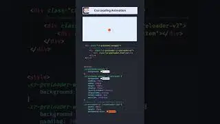 Creative CSS Loading Animation for Modern Web Design | Loading Animation 2 #loadinganimation #css