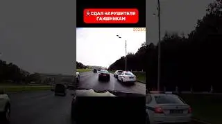 СДАЛ НАРУШИТЕЛЯ ГАИШНИКАМ 