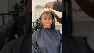 Summer Trending Hair!👏Quickly DIY Clip-in Extension On Blunt Cut Natural Hair Ft.#elfinhair