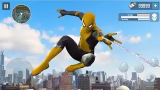 Spider Rope Hero - Gangster New York City : Android GamePlay. #1