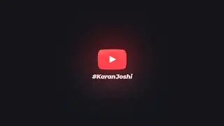 Channel Trailer - Karan Joshi - Channel Introduction Video