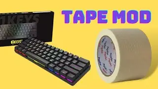 TAPE MOD mejora el sonido de tu teclado mecánico con este SENCILLO TRUCO con CINTA ADHESIVA