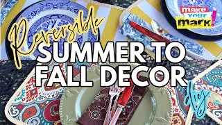 Summer to Fall Reversible Home Decor
