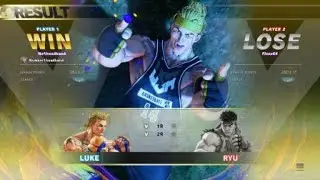 STREET FIGHTER 5 LUKE DESTROYING RYU