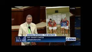Rep. Carter Recognizes the Savannah Christian High School Girl's Golf Team