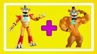 Bonnie Muscle + Monty Muscle + Foxy Muscle = ??? | FNAF ANIMATION 