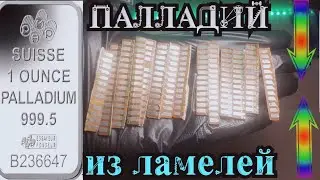 Palladium in USSR lamellas / Palladium refining