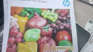 How to print supplies status page and demo page HP Color Laser 178nw, 179fnw,150nw Printers.
