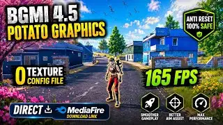 4.6 🥔 POTATO GRAPHICS LAG FIX MAX FPS PERFORMANCE 100% WORKING WITH PROOF ✅ Pubg Mobile/BGMI 4.6