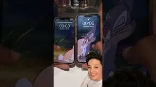 İki telefon için canlı duvar kağıdı yapmayı denedim!  