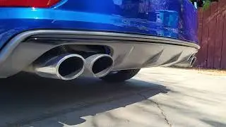 Audi S3 catless DP , resonator delete with valves closed. cold start