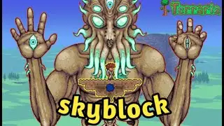 100 HARI TERRARIA MOBILE SKYBLOCK Part 2