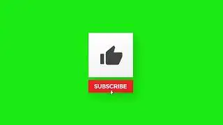 YouTube Greenscreen Subscribe Animation Button | YouTube Like Button | No Copyright | #subscribe
