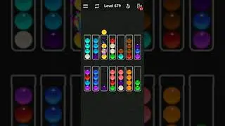 Ball Sort Color Water Puzzle Solution Level 679