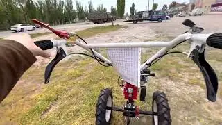 Бензиновый мотоблок Brait BR-135GAD (7л.с. с с дифференциалом, редукторный)