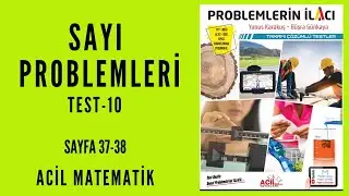 PROBLEMLERİN İLACI SORU BANKASI (Acil Matematik-Sayfa 37-38)