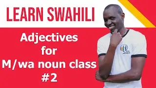 SWAHILI ADJECTIVES FOR M/WA noun class #2