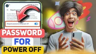 how to set password for switch off mobile, mobile switch off karne se pehle password mang raha hai