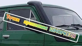 Как установить шноркель на ВАЗ 21214 Нива, Точки крепление Шноркеля на Ниве Off-Road, Серия №4