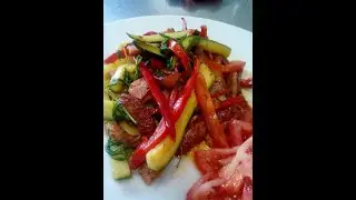 Тёплый салат «Овощи к Пиву».