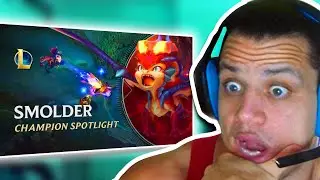 TYLER1 REACTS TO SMOLDER CHAMPION SPOTLIGHT