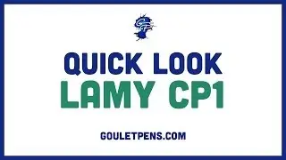 LAMY CP1: Quick Look