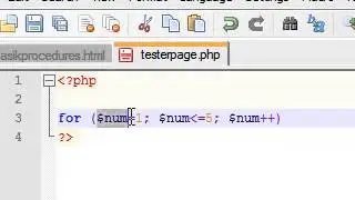 PHP Tutorial   9   For Loop