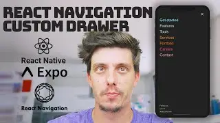 Integrate Custom Drawer animation component in React Navigation v5