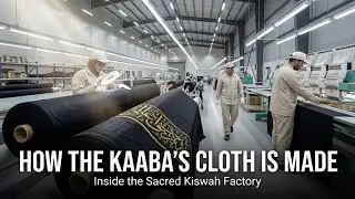 🏭 Inside the Kiswah Factory 🕋 This Is How the Kaaba’s Cloth Is Made