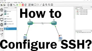 SSH using GNS3 and Wireshark