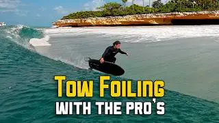 Tow Foiling with the Pro's in Bali