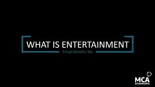 What is Entertainment (for FBT purposes)