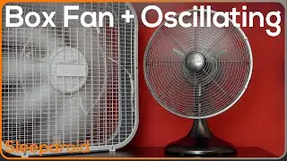 ►Box Fan ~Oscillating Fan Noise in Stereo. Rotating Fan White Noise. Box Fan | 10 hours for Sleeping