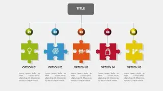 Create Jigsaw Puzzle Options Slide in PowerPoint. Tutorial No.: 990