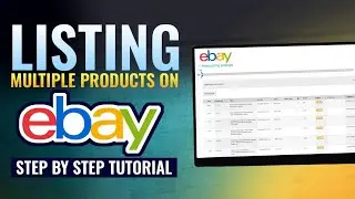 How to easily list multiple listings on eBay!(eBay Bulk Listing tool) list faster on eBay 2025 metho