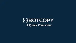 Botcopy Overview | Google Dialogflow CX (and ES) Chatbots For Websites!