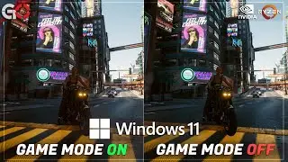 Windows 11 Game Mode ON vs OFF | Gaming Performance Test