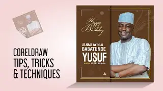 BIRTHDAY FLYER Design in CorelDraw | Professional Birthday Graphic Design